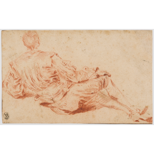 A Reclining Man, Seen from Behind